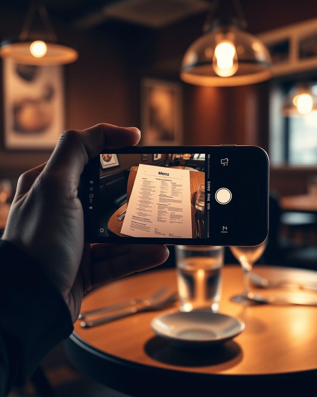 Fotografa il menu